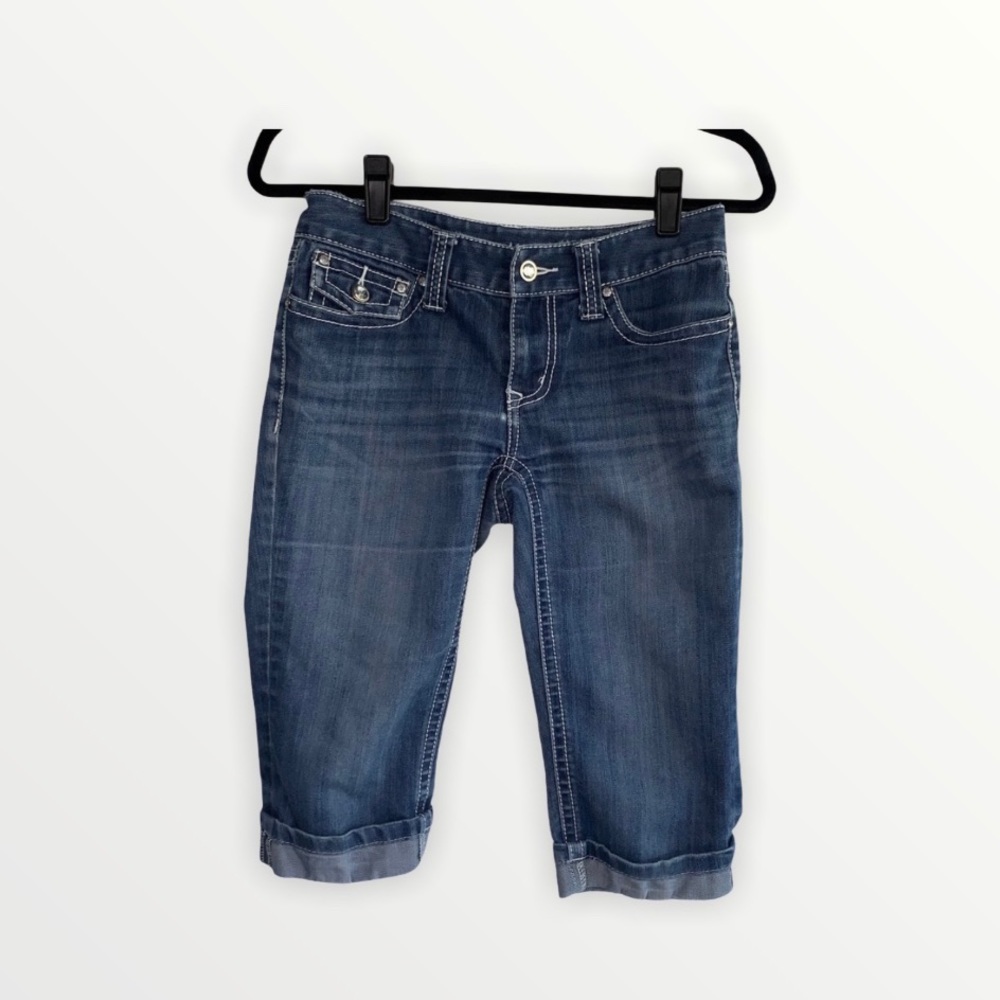 INC International Concepts Long Denim Shorts